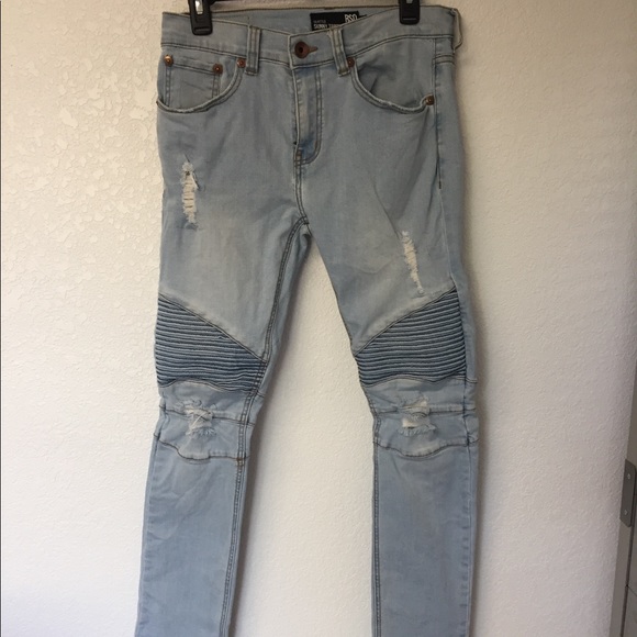RSQ Seattle Skinny Taper Ripped Jeans - Picture 1 of 7